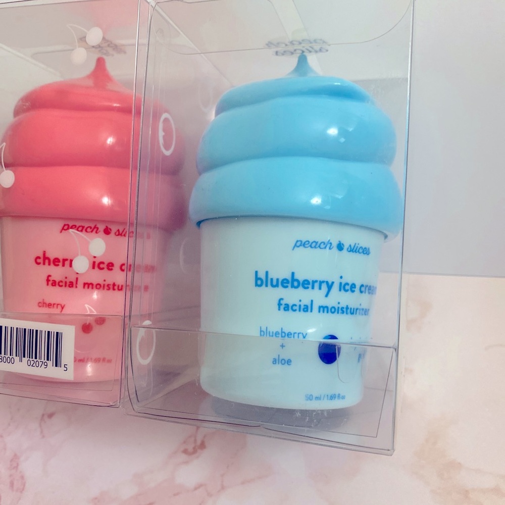 Peach & Lily Peach Slices Blueberry & Cherry Ice Cream Facial Moisturizer 2 Pack